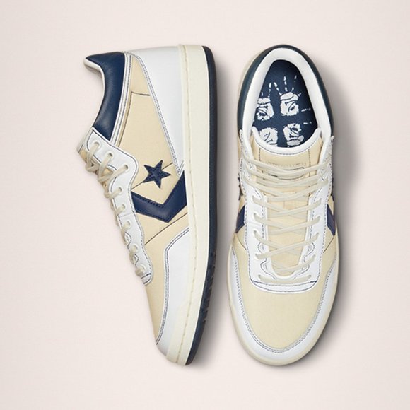 NIB Converse Fastbreak Pro Mid Trigger Bros. White/Navy/Egret A01703C US Mens 10 - Picture 2 of 15